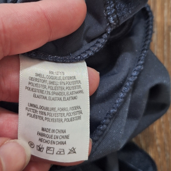 Jenny Yoo Collection Navy Blue Velvet Strappy Draped Neck Maxi Dress, Sz 18 - Picture 6 of 8